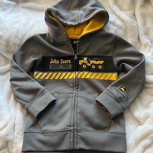 John Deere “Work Zone” toddler 4t zip up hoodie